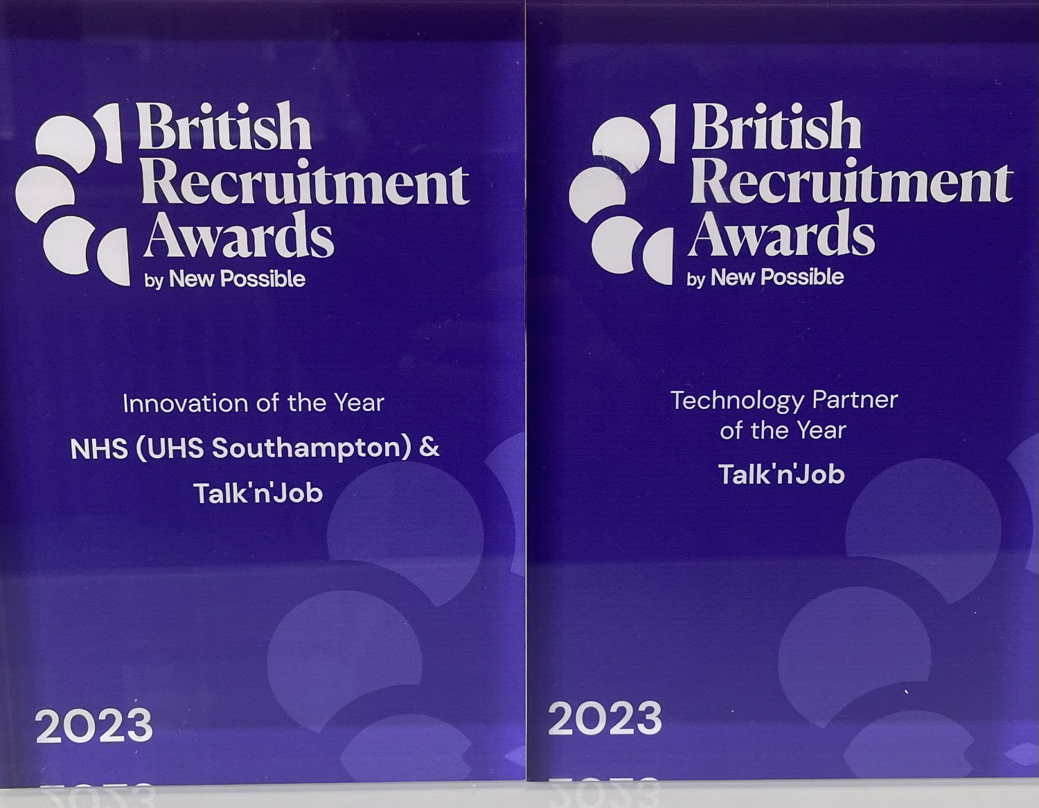 British Recruitment Awards – Talk’n’Job gewinnt in den Kategorien Innovation sowie Technologie Partner des Jahres