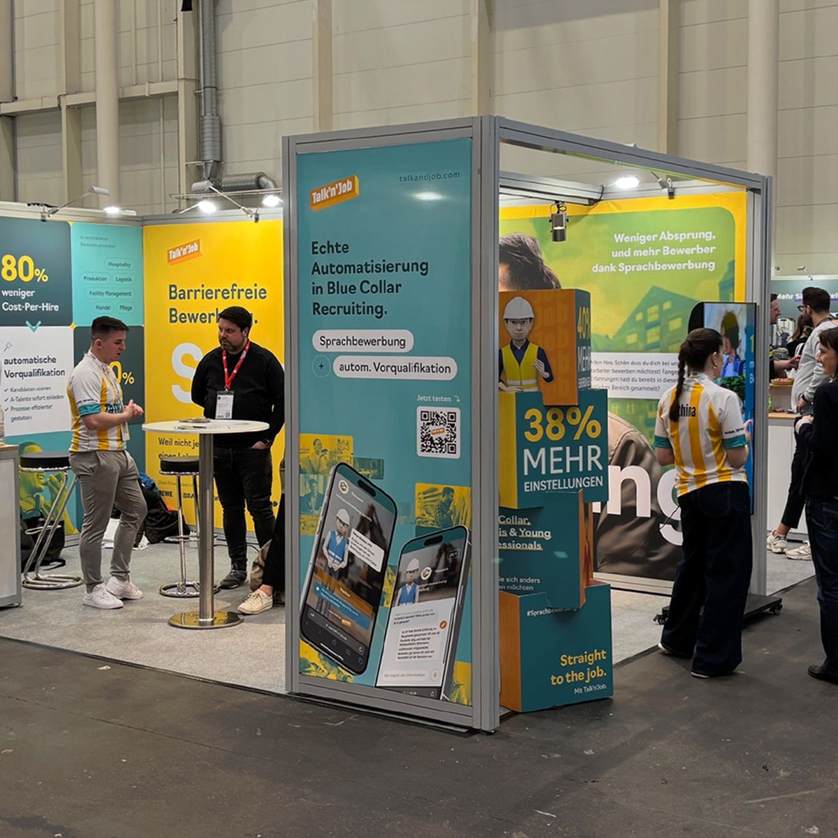 Talk'n'Job's Booth at Trade Fair