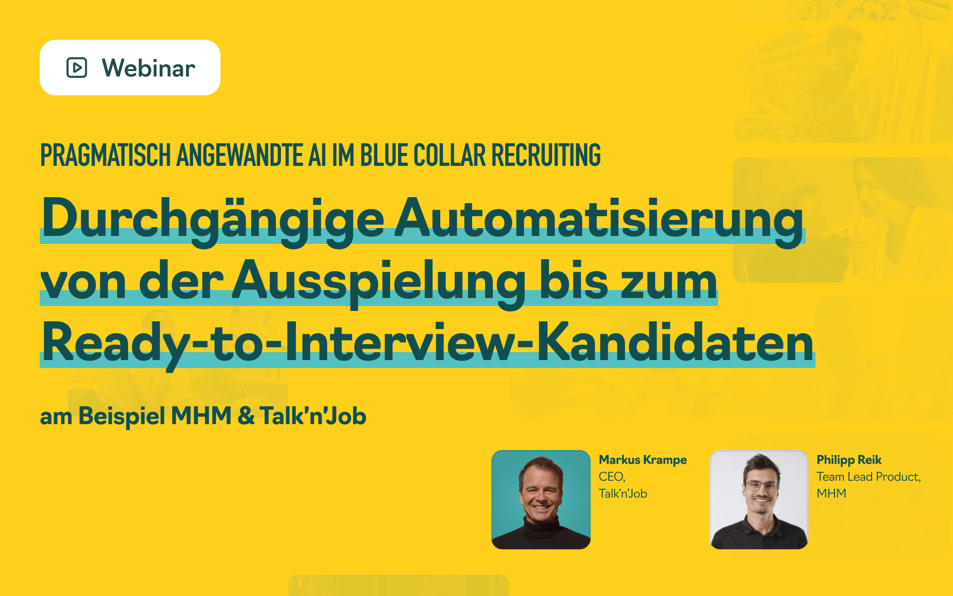 Recruiting für alle Branchen: Automatisierung von Ausspielung bis Interview