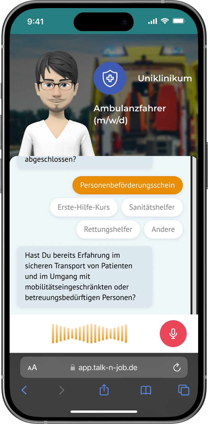 Frame 1948754724 Talk'n'Job's Chat for Logistics
